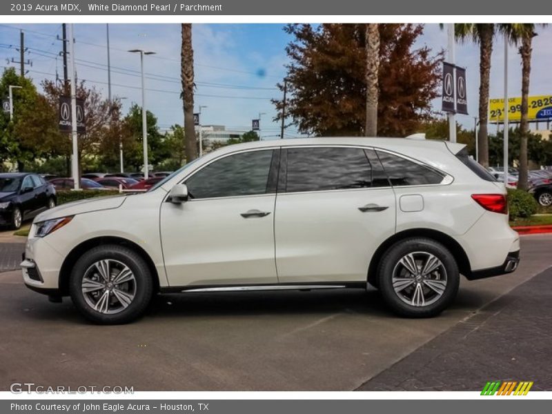 White Diamond Pearl / Parchment 2019 Acura MDX