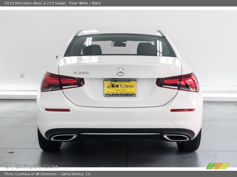 Polar White / Black 2019 Mercedes-Benz A 220 Sedan