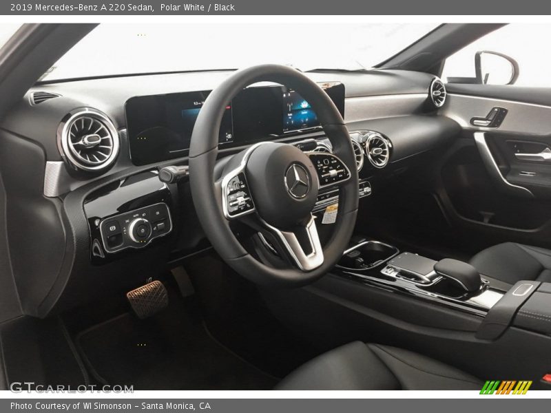 Polar White / Black 2019 Mercedes-Benz A 220 Sedan