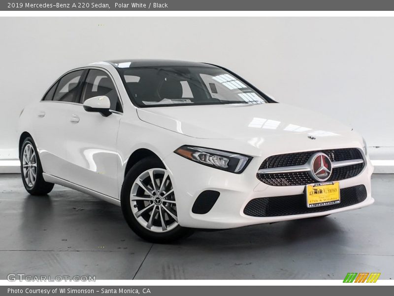 Polar White / Black 2019 Mercedes-Benz A 220 Sedan