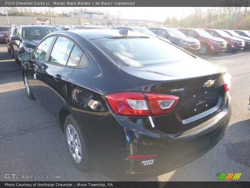 Mosaic Black Metallic / Jet Black/­Galvanized 2019 Chevrolet Cruze LS
