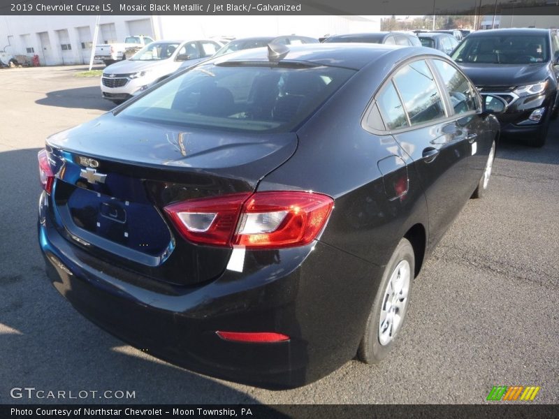Mosaic Black Metallic / Jet Black/­Galvanized 2019 Chevrolet Cruze LS