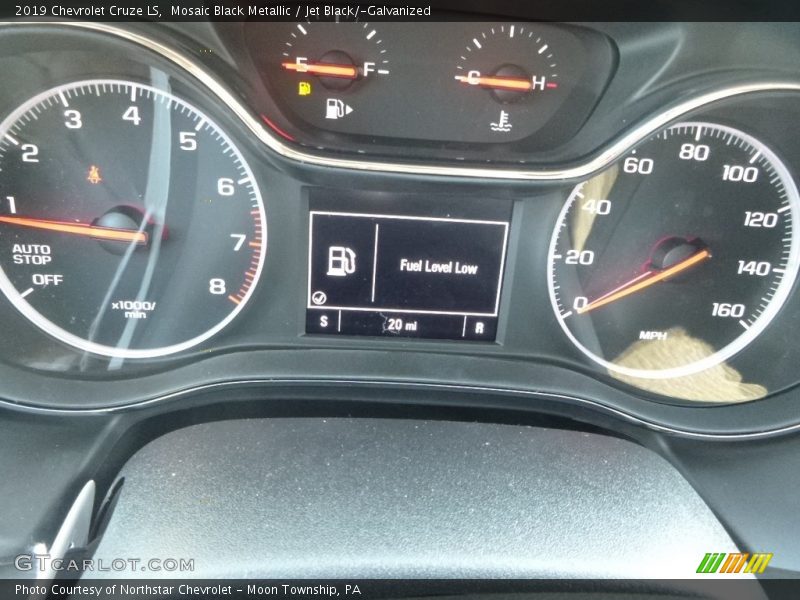 Mosaic Black Metallic / Jet Black/­Galvanized 2019 Chevrolet Cruze LS