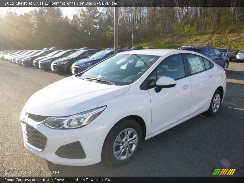 Summit White / Jet Black/­Galvanized 2019 Chevrolet Cruze LS