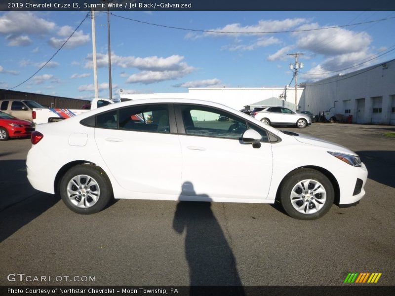 Summit White / Jet Black/­Galvanized 2019 Chevrolet Cruze LS