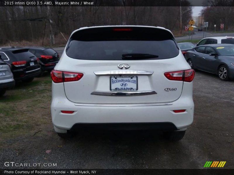 Majestic White / Wheat 2015 Infiniti QX60 3.5 AWD