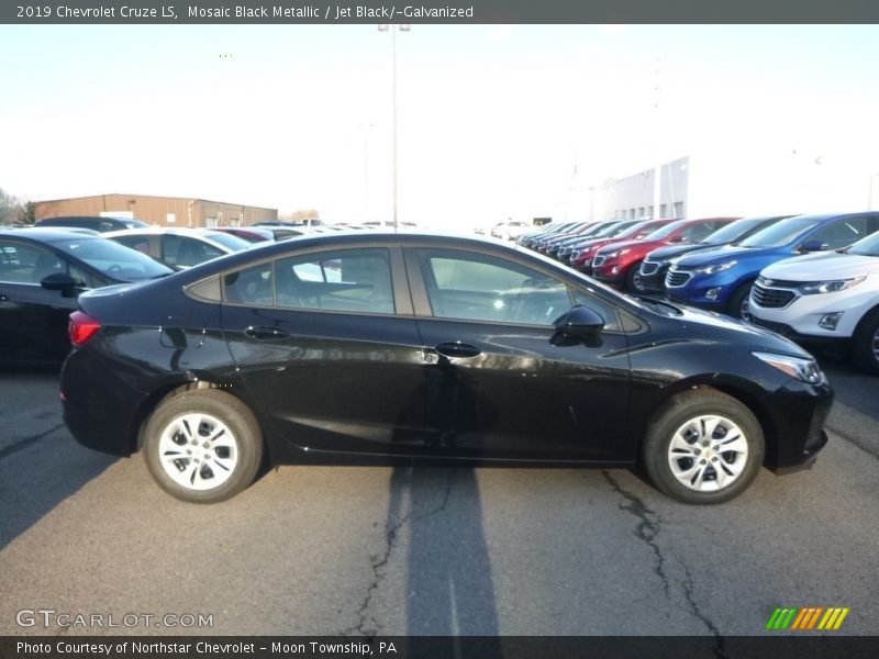 Mosaic Black Metallic / Jet Black/­Galvanized 2019 Chevrolet Cruze LS