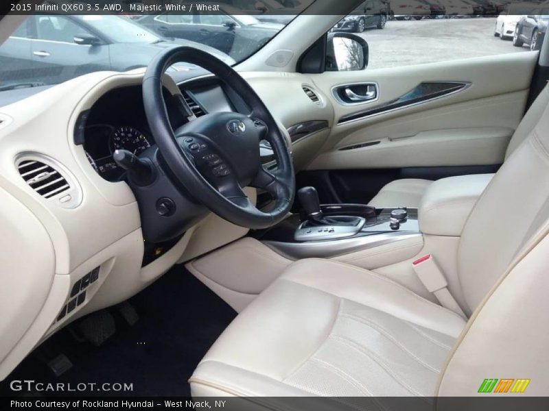 Majestic White / Wheat 2015 Infiniti QX60 3.5 AWD