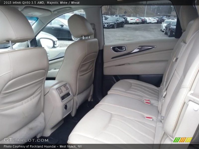 Majestic White / Wheat 2015 Infiniti QX60 3.5 AWD