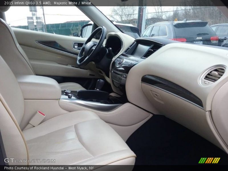 Majestic White / Wheat 2015 Infiniti QX60 3.5 AWD