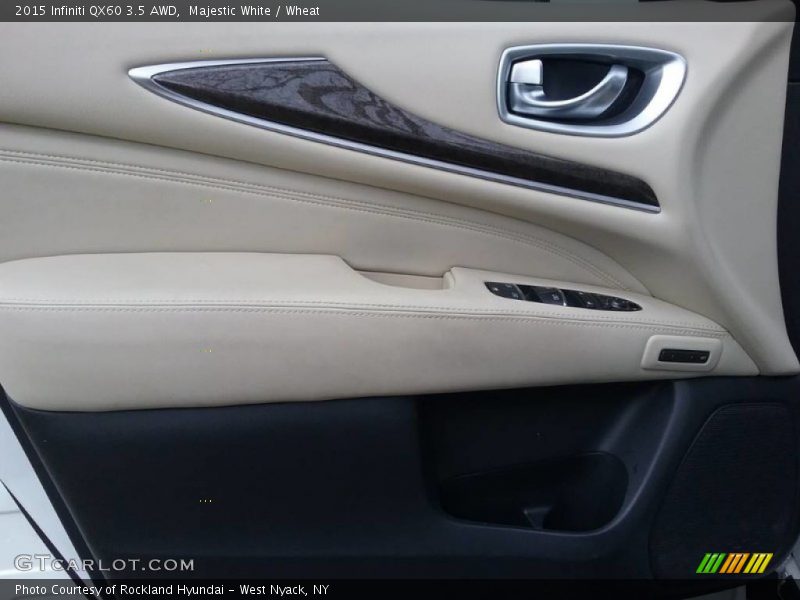 Majestic White / Wheat 2015 Infiniti QX60 3.5 AWD