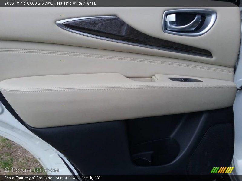 Majestic White / Wheat 2015 Infiniti QX60 3.5 AWD