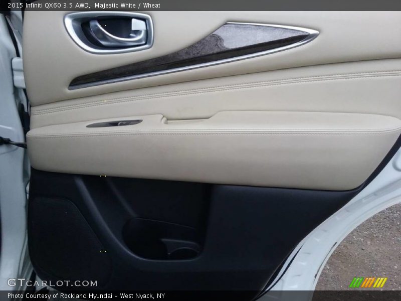 Majestic White / Wheat 2015 Infiniti QX60 3.5 AWD