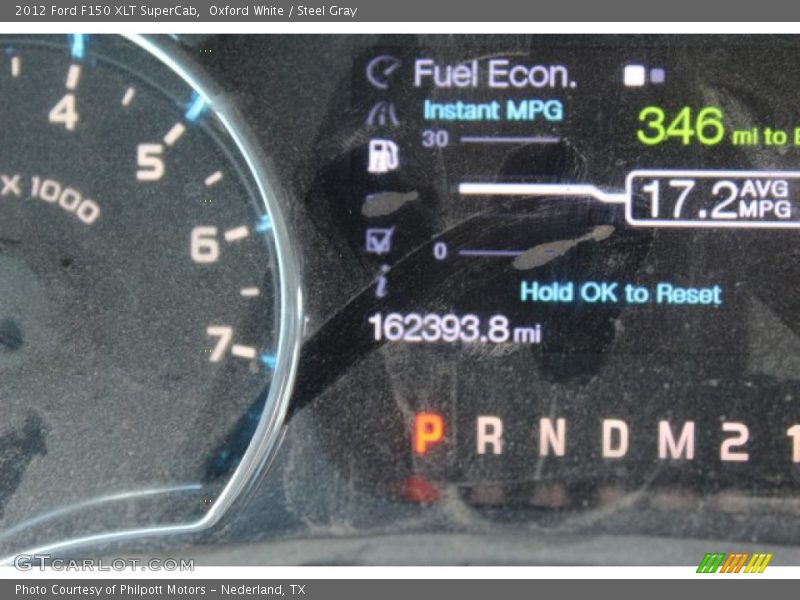 Oxford White / Steel Gray 2012 Ford F150 XLT SuperCab