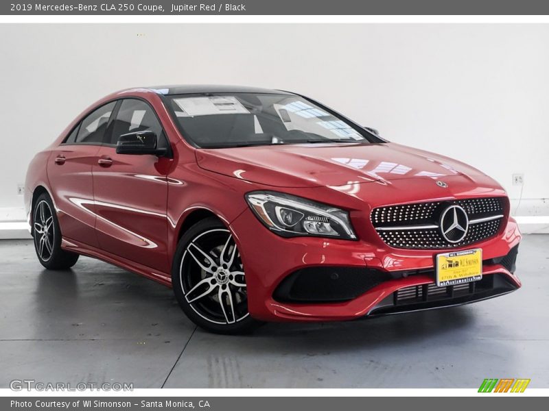 Jupiter Red / Black 2019 Mercedes-Benz CLA 250 Coupe