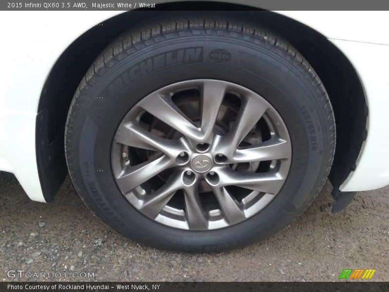 Majestic White / Wheat 2015 Infiniti QX60 3.5 AWD