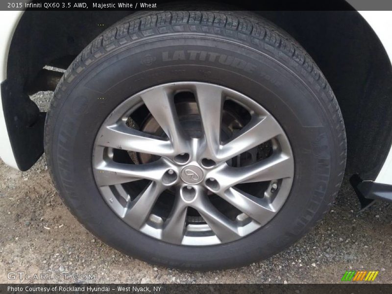 Majestic White / Wheat 2015 Infiniti QX60 3.5 AWD