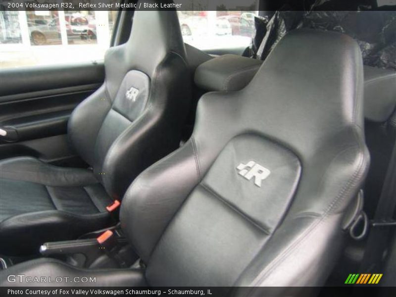 Reflex Silver Metallic / Black Leather 2004 Volkswagen R32