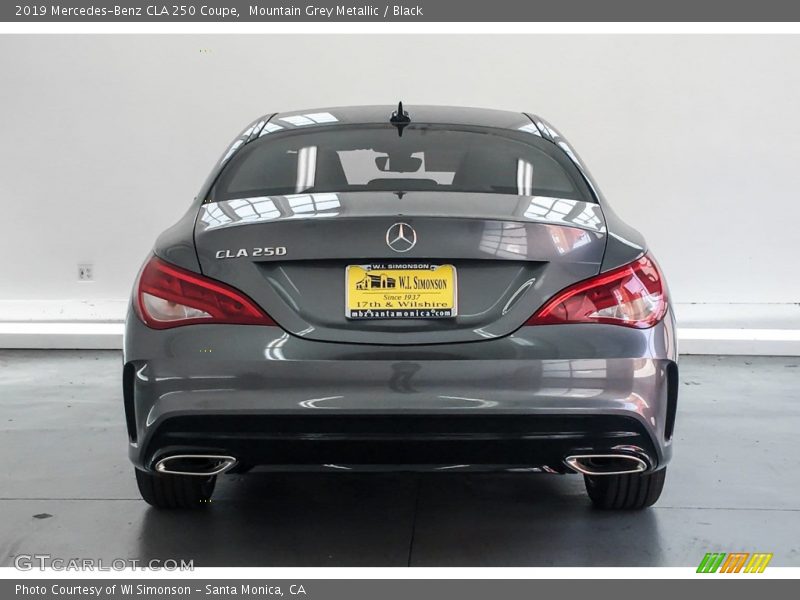 Mountain Grey Metallic / Black 2019 Mercedes-Benz CLA 250 Coupe