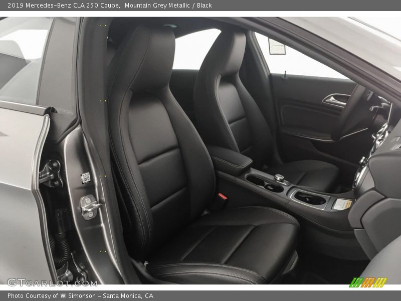 Mountain Grey Metallic / Black 2019 Mercedes-Benz CLA 250 Coupe
