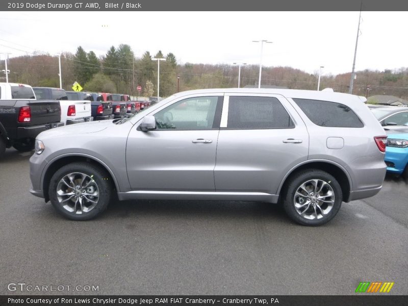 Billet / Black 2019 Dodge Durango GT AWD