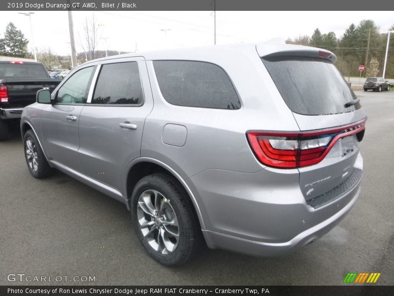 Billet / Black 2019 Dodge Durango GT AWD