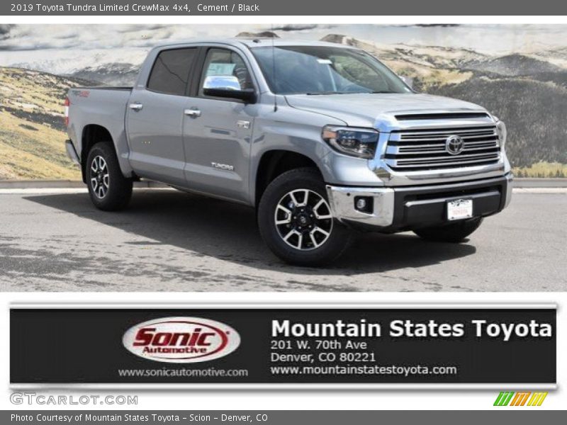 Cement / Black 2019 Toyota Tundra Limited CrewMax 4x4
