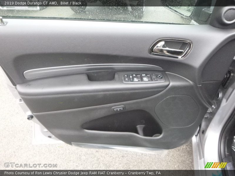Billet / Black 2019 Dodge Durango GT AWD