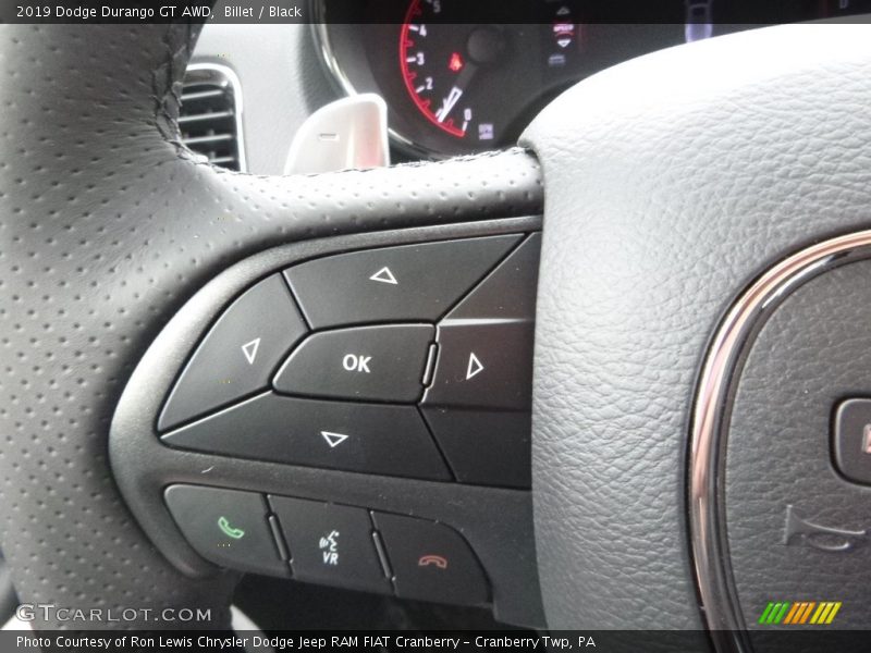 Billet / Black 2019 Dodge Durango GT AWD