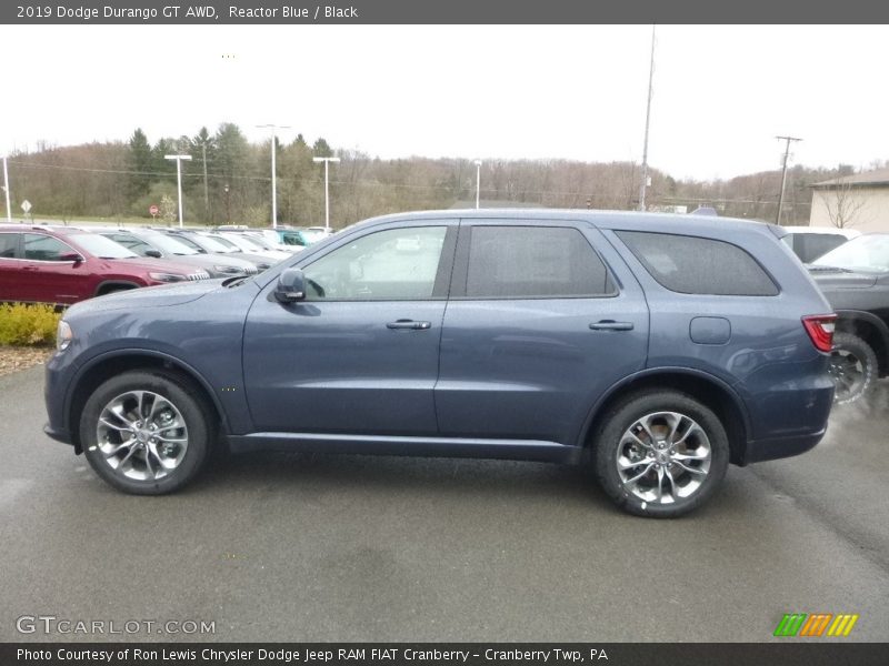 Reactor Blue / Black 2019 Dodge Durango GT AWD