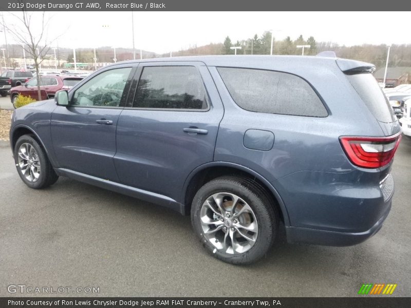 Reactor Blue / Black 2019 Dodge Durango GT AWD