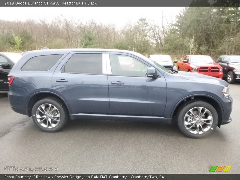 Reactor Blue / Black 2019 Dodge Durango GT AWD