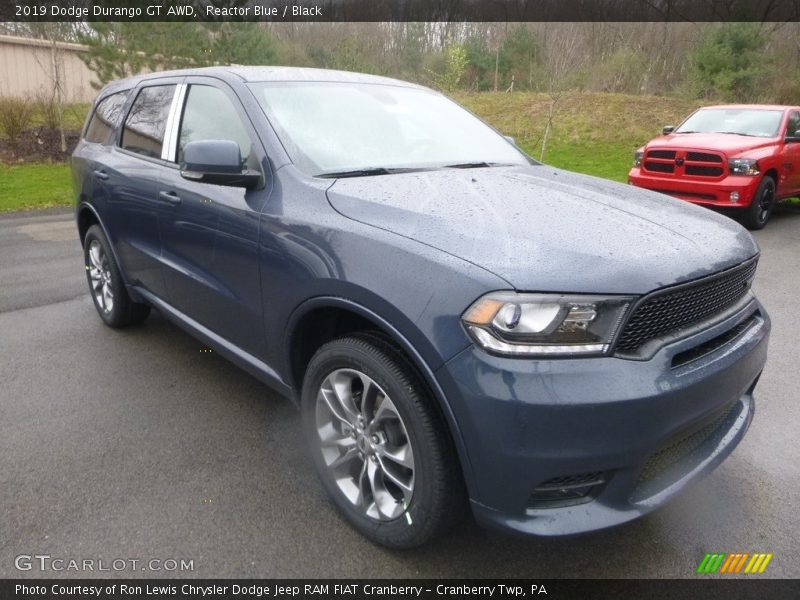 Reactor Blue / Black 2019 Dodge Durango GT AWD