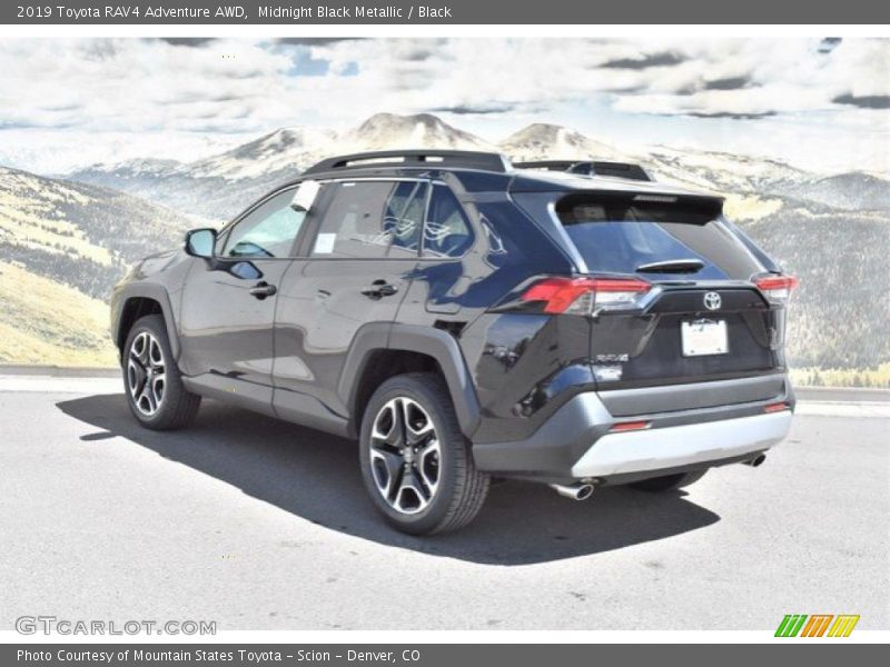 Midnight Black Metallic / Black 2019 Toyota RAV4 Adventure AWD