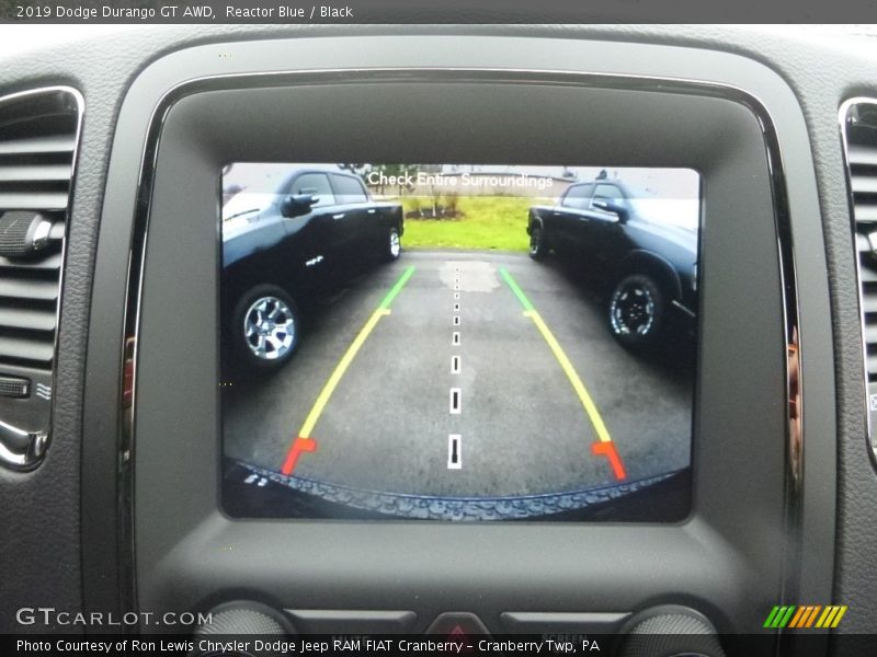 Reactor Blue / Black 2019 Dodge Durango GT AWD