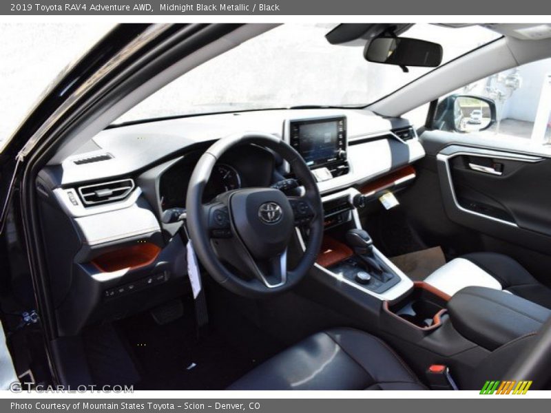 Midnight Black Metallic / Black 2019 Toyota RAV4 Adventure AWD