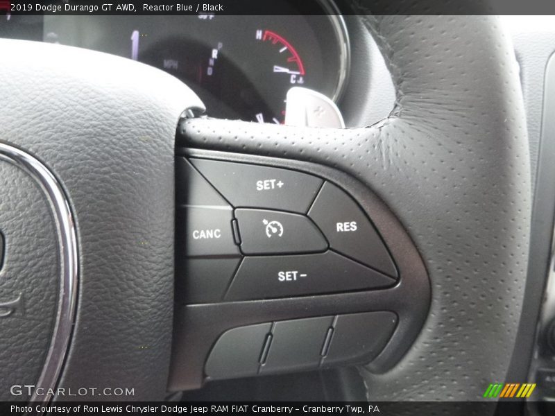 Reactor Blue / Black 2019 Dodge Durango GT AWD