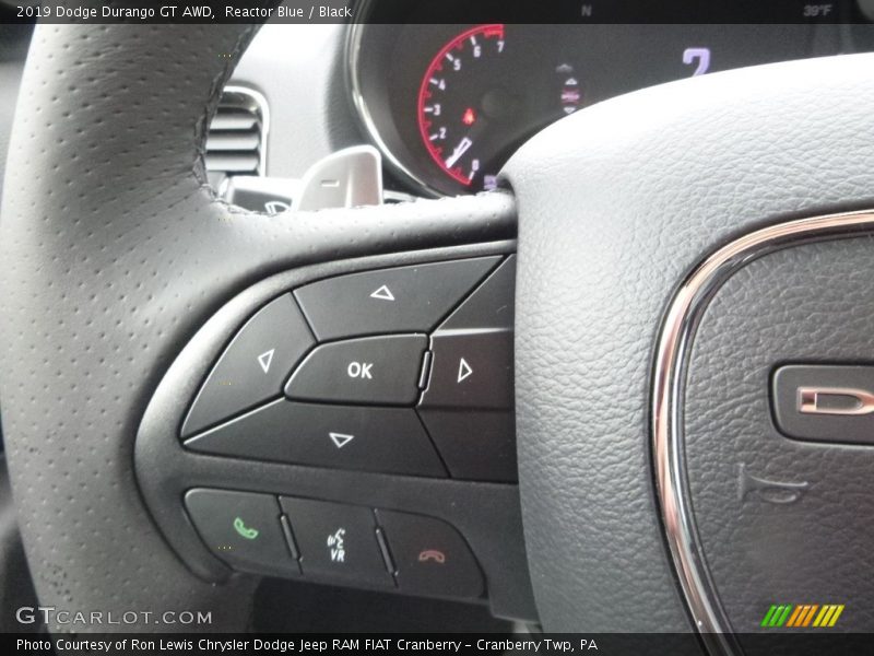 Reactor Blue / Black 2019 Dodge Durango GT AWD