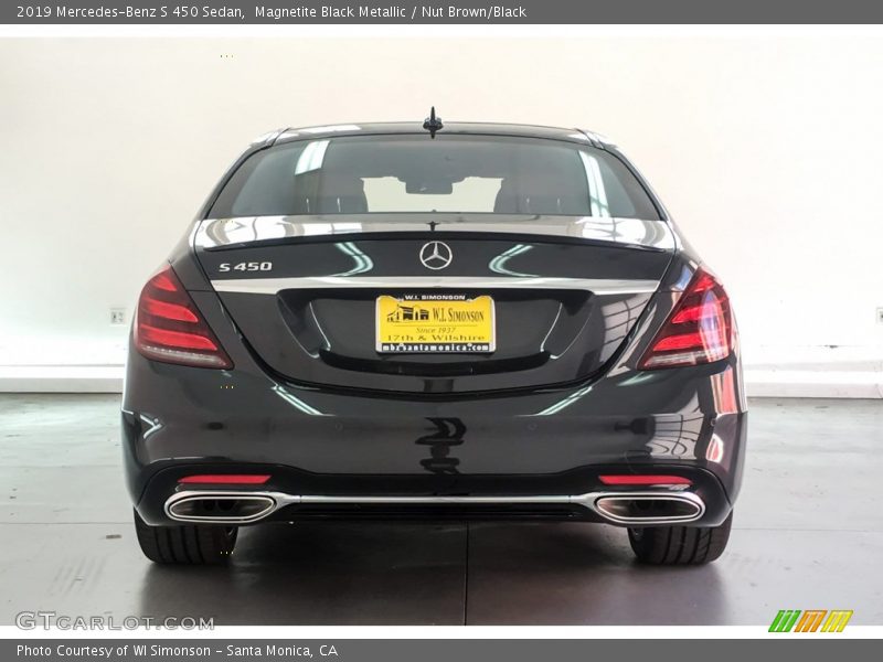 Magnetite Black Metallic / Nut Brown/Black 2019 Mercedes-Benz S 450 Sedan