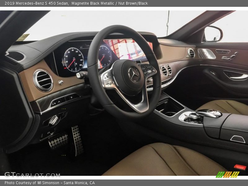 Magnetite Black Metallic / Nut Brown/Black 2019 Mercedes-Benz S 450 Sedan