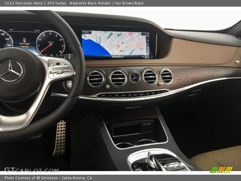 Magnetite Black Metallic / Nut Brown/Black 2019 Mercedes-Benz S 450 Sedan