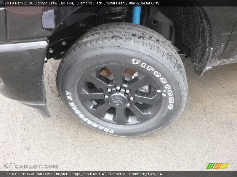 Diamond Black Crystal Pearl / Black/Diesel Gray 2019 Ram 2500 Bighorn Crew Cab 4x4