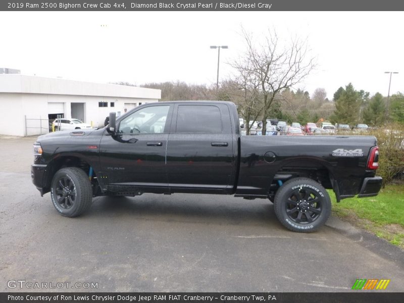 Diamond Black Crystal Pearl / Black/Diesel Gray 2019 Ram 2500 Bighorn Crew Cab 4x4