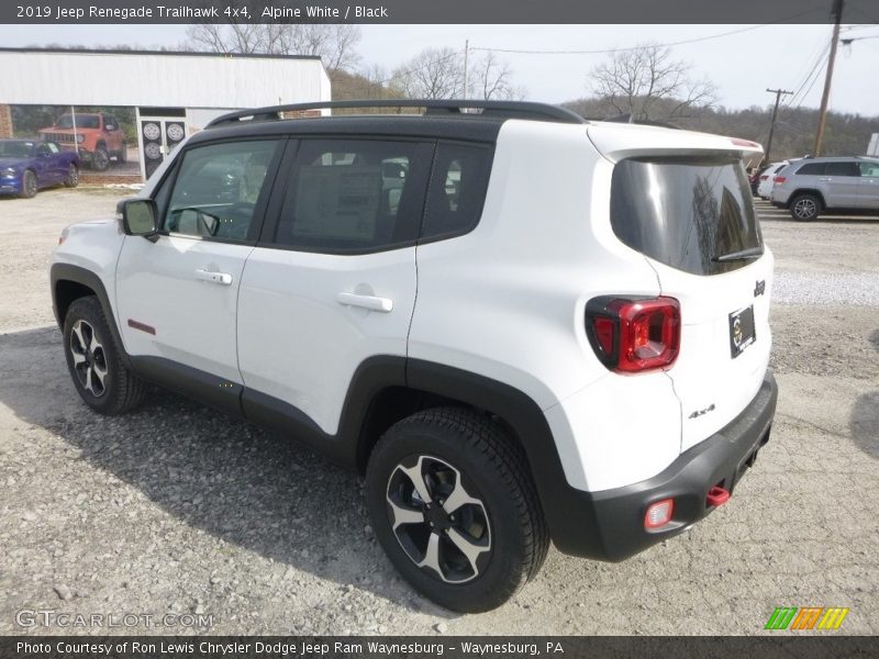 Alpine White / Black 2019 Jeep Renegade Trailhawk 4x4