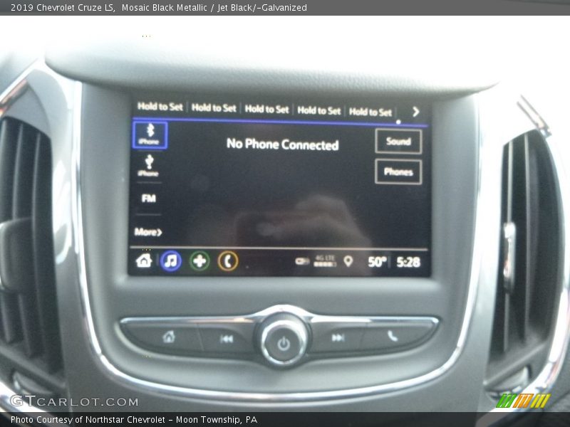 Mosaic Black Metallic / Jet Black/­Galvanized 2019 Chevrolet Cruze LS