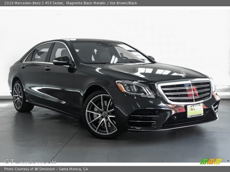 Magnetite Black Metallic / Nut Brown/Black 2019 Mercedes-Benz S 450 Sedan