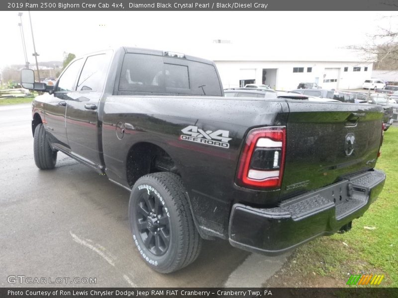 Diamond Black Crystal Pearl / Black/Diesel Gray 2019 Ram 2500 Bighorn Crew Cab 4x4