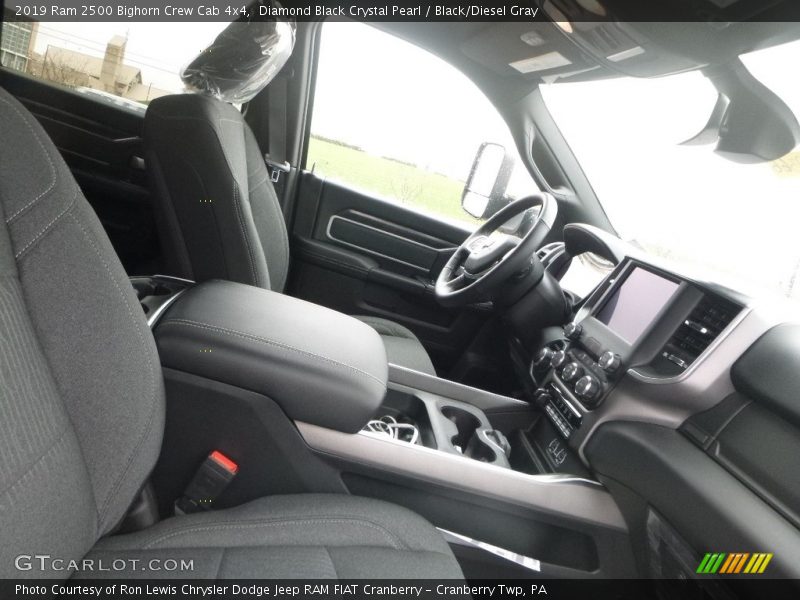 Diamond Black Crystal Pearl / Black/Diesel Gray 2019 Ram 2500 Bighorn Crew Cab 4x4