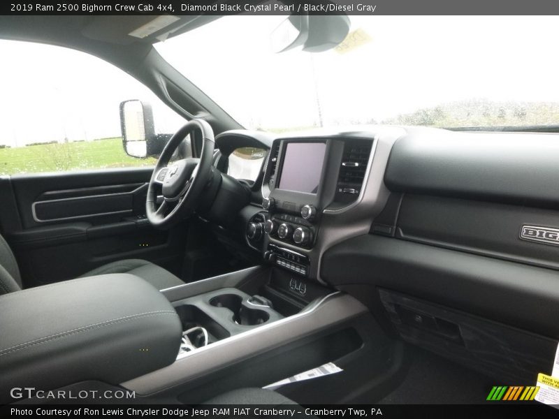 Diamond Black Crystal Pearl / Black/Diesel Gray 2019 Ram 2500 Bighorn Crew Cab 4x4