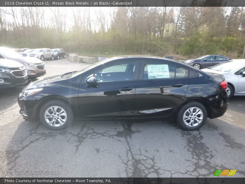 Mosaic Black Metallic / Jet Black/­Galvanized 2019 Chevrolet Cruze LS